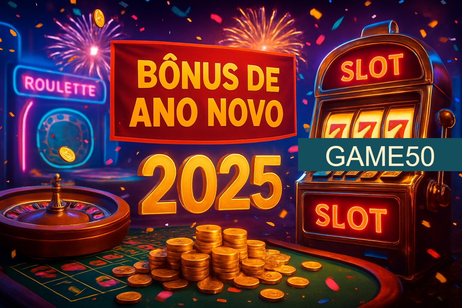 Promoções de Ano Novo no GAME50